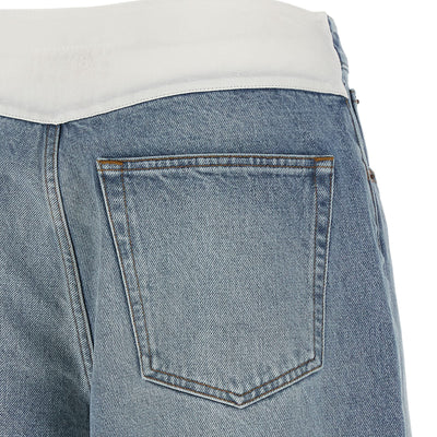Mm6 Maison Margiela White Carré Bermuda Shorts