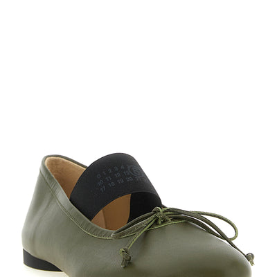 Mm6 Maison Margiela Anatomic Numeric Ballet Flats