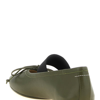Mm6 Maison Margiela Anatomic Numeric Ballet Flats