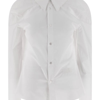 Mm6 Maison Margiela Numeric Signature Mm6 Embroidered Shirt