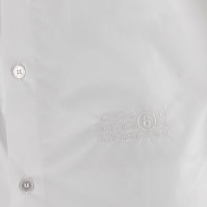 Mm6 Maison Margiela Numeric Signature Mm6 Embroidered Shirt