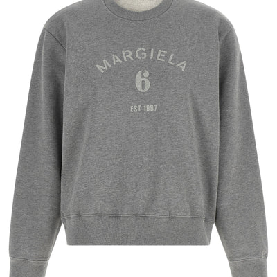 Mm6 Maison Margiela Logo Print Sweatshirt