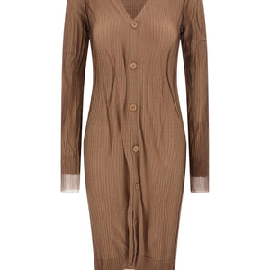 Mm6 Maison Margiela Trapped Double Layer Dress