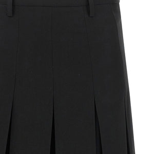 Mm6 Maison Margiela Overlapping Pleated Skirt