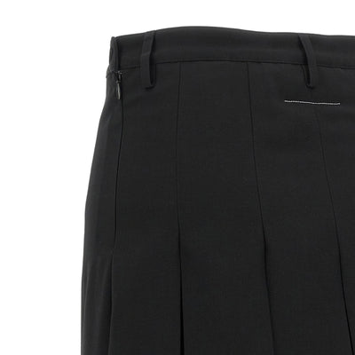 Mm6 Maison Margiela Overlapping Pleated Skirt