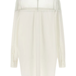 Mm6 Maison Margiela Tulle Insert Shirt