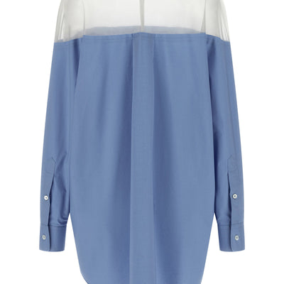 Mm6 Maison Margiela Tulle Insert Shirt