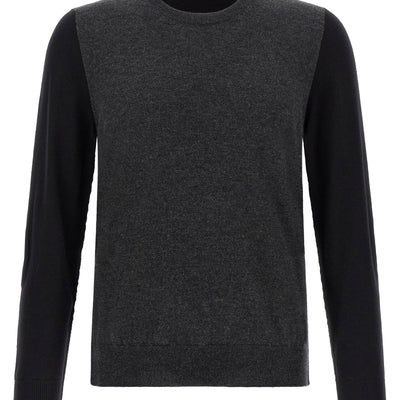 Maison Margiela Two-tone Wool Sweater