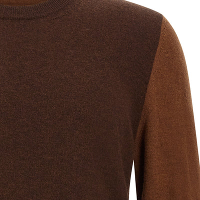 Maison Margiela Two-tone Wool Sweater