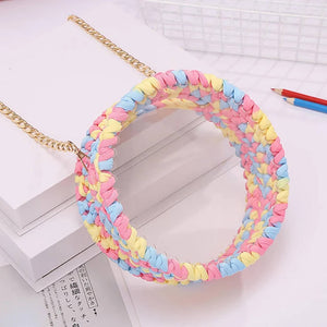 Unicorn Transparent Round Bag