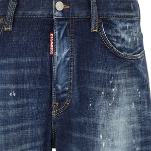 Dsquared2 Bro Jeans With Paint Details