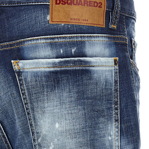 Dsquared2 Bro Jeans With Paint Details