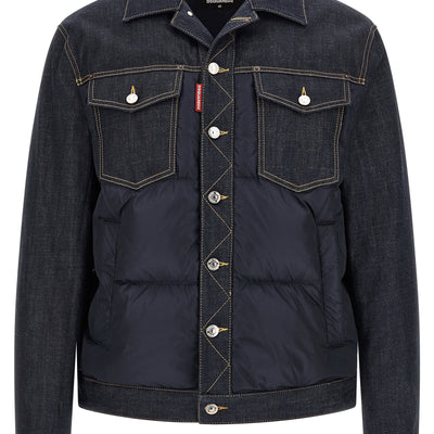 Dsquared2 Padded Hybrid Trucker Jacket
