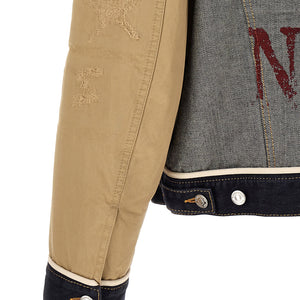 Dsquared2 Two-material Denim Jacket