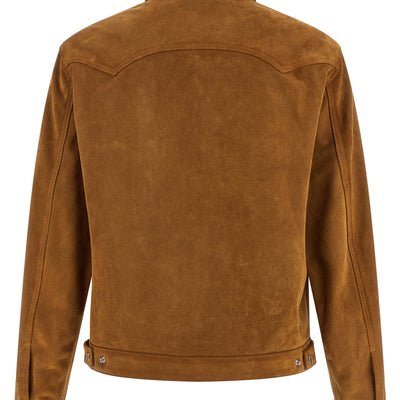Dsquared2 Suede Boxy Shirt Jacket
