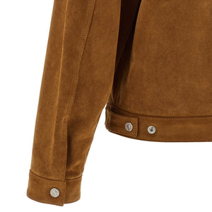 Dsquared2 Suede Boxy Shirt Jacket