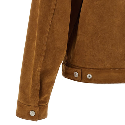 Dsquared2 Suede Boxy Shirt Jacket