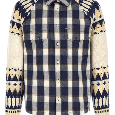 Dsquared2 Classic Check Drawstring Shirt