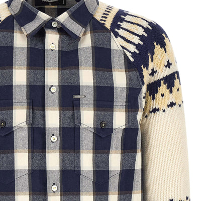Dsquared2 Classic Check Drawstring Shirt