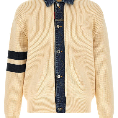 Dsquared2 Denim Mix D2 Cardigan