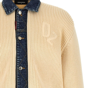 Dsquared2 Denim Mix D2 Cardigan