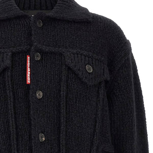 Dsquared2 Logo Patch Cardigan