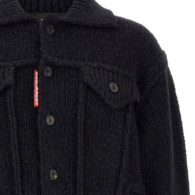 Dsquared2 Logo Patch Cardigan
