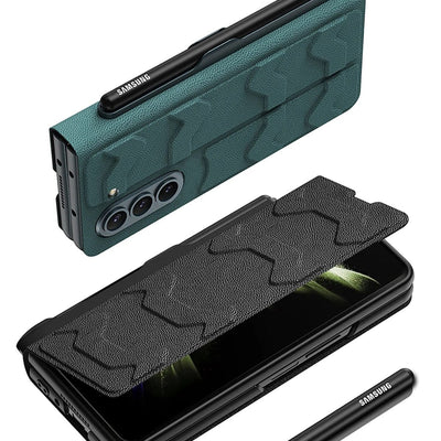 Shell Film Integrated Warrior Leather Case