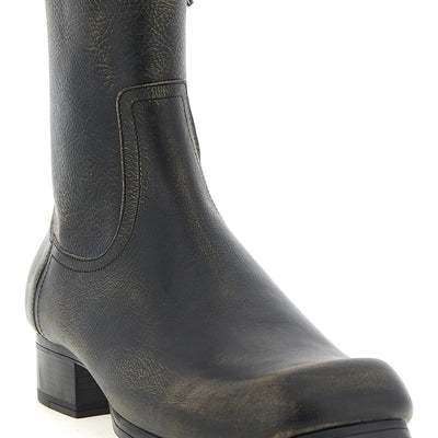 Maison Margiela Vintage Leather Ankle Boots