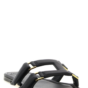 Elisabetta Franchi Nappa Leather Sandals