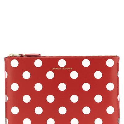 Comme Des Garcons Wallet Polka Dots Printed Wallet