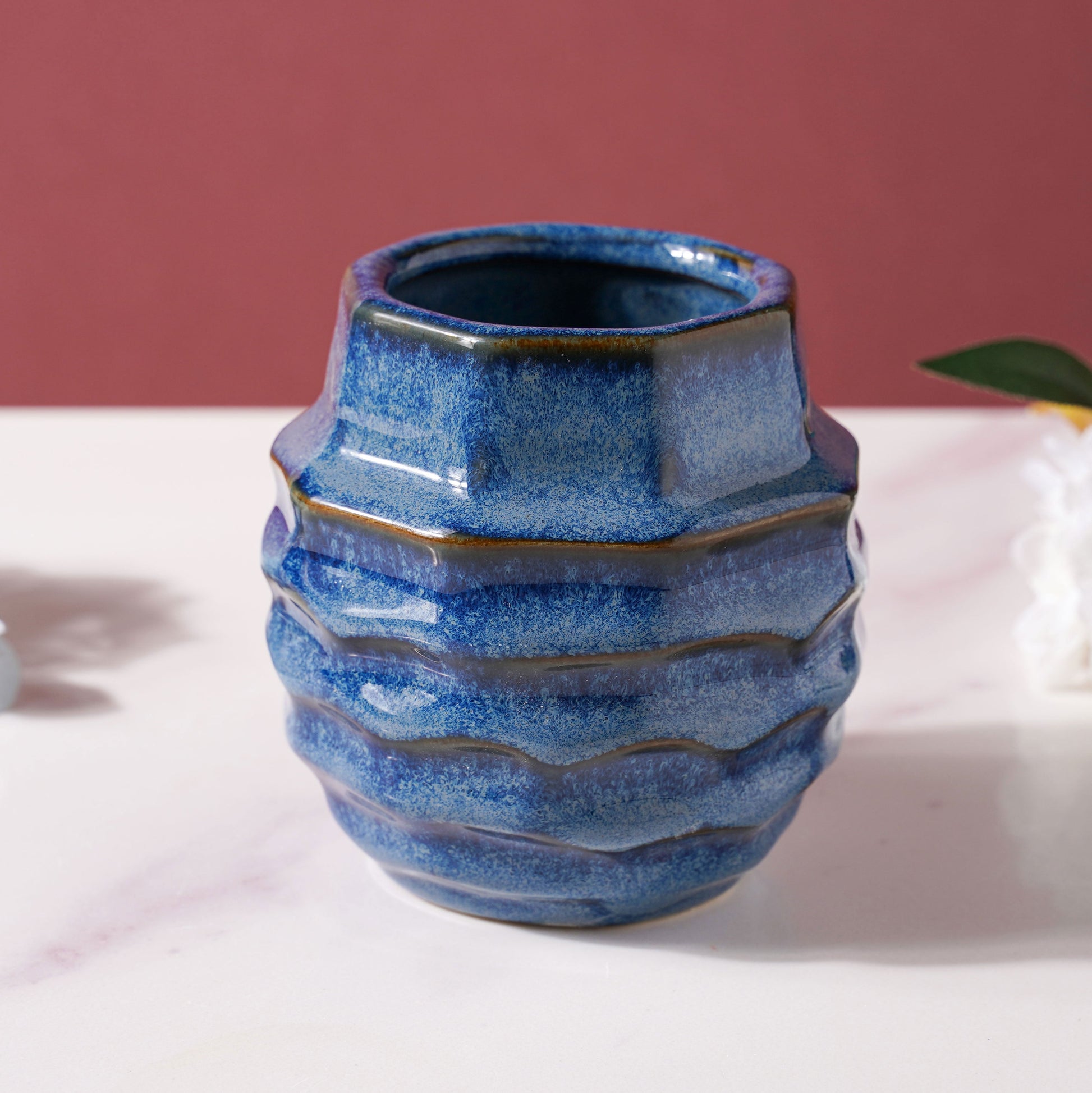 Wave Textured Vase
