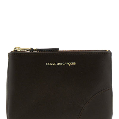 Comme Des Garcons Wallet Logo Leather Wallet