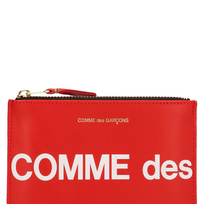 Comme Des Garcons Wallet Huge Logo Purse