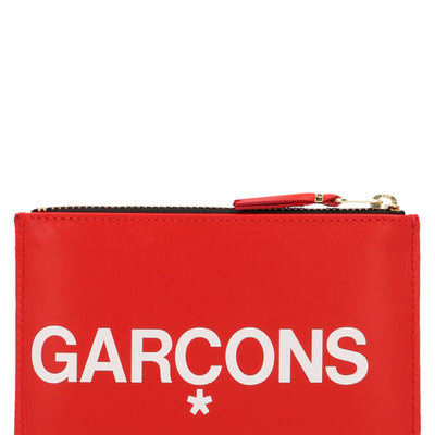 Comme Des Garcons Wallet Huge Logo Purse