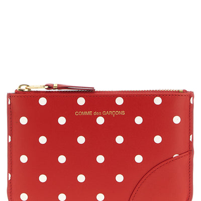 Comme Des Garcons Wallet Polka Dots Printed Card Holder