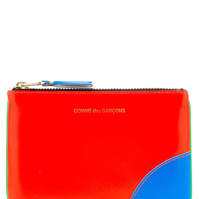 Comme Des Garcons Wallet Super Fluo Card Holder