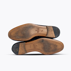 Gucci Jordan GG Velvet Loafer Blue