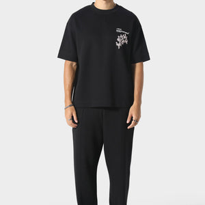 Irasuto Studios Sakura Wave Black T-Shirt