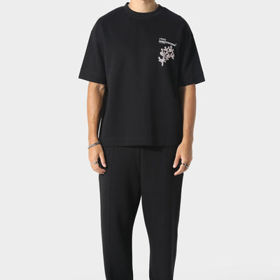 Irasuto Studios Sakura Wave Black T-Shirt