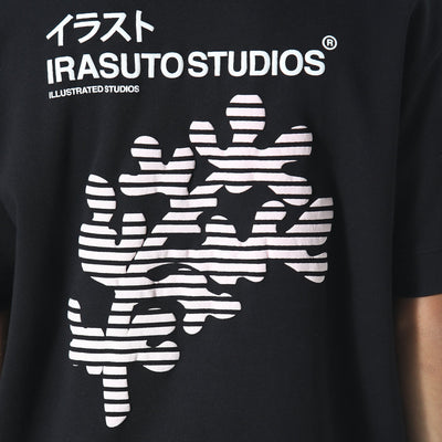 Irasuto Studios Sakura Wave Black T-Shirt