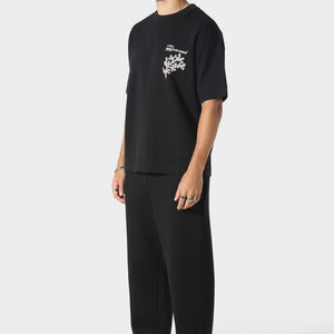 Irasuto Studios Sakura Wave Black T-Shirt