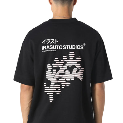 Irasuto Studios Sakura Wave Black T-Shirt