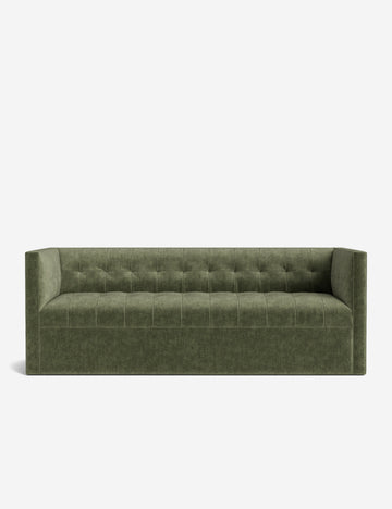 Moss Performance Striated Velvet
