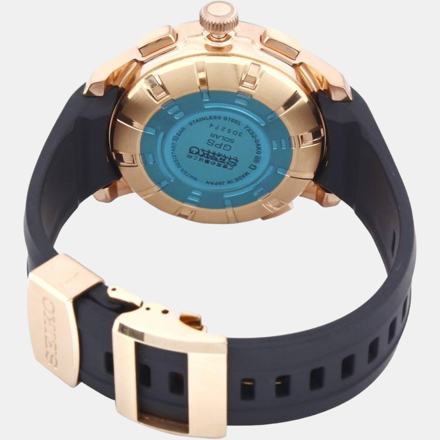 Astron Men Quartz Black Dial Analog Silicone Watch SAS032J1