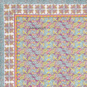 Fresh & Frisky Colourful Pure Cotton Single Bedsheet