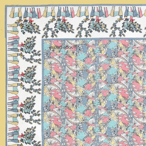 Deer Forest Colourful Pure Cotton Single Bed Bedsheet