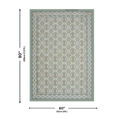 Jade Harmony Sage Green Pure Cotton Single Bedsheet