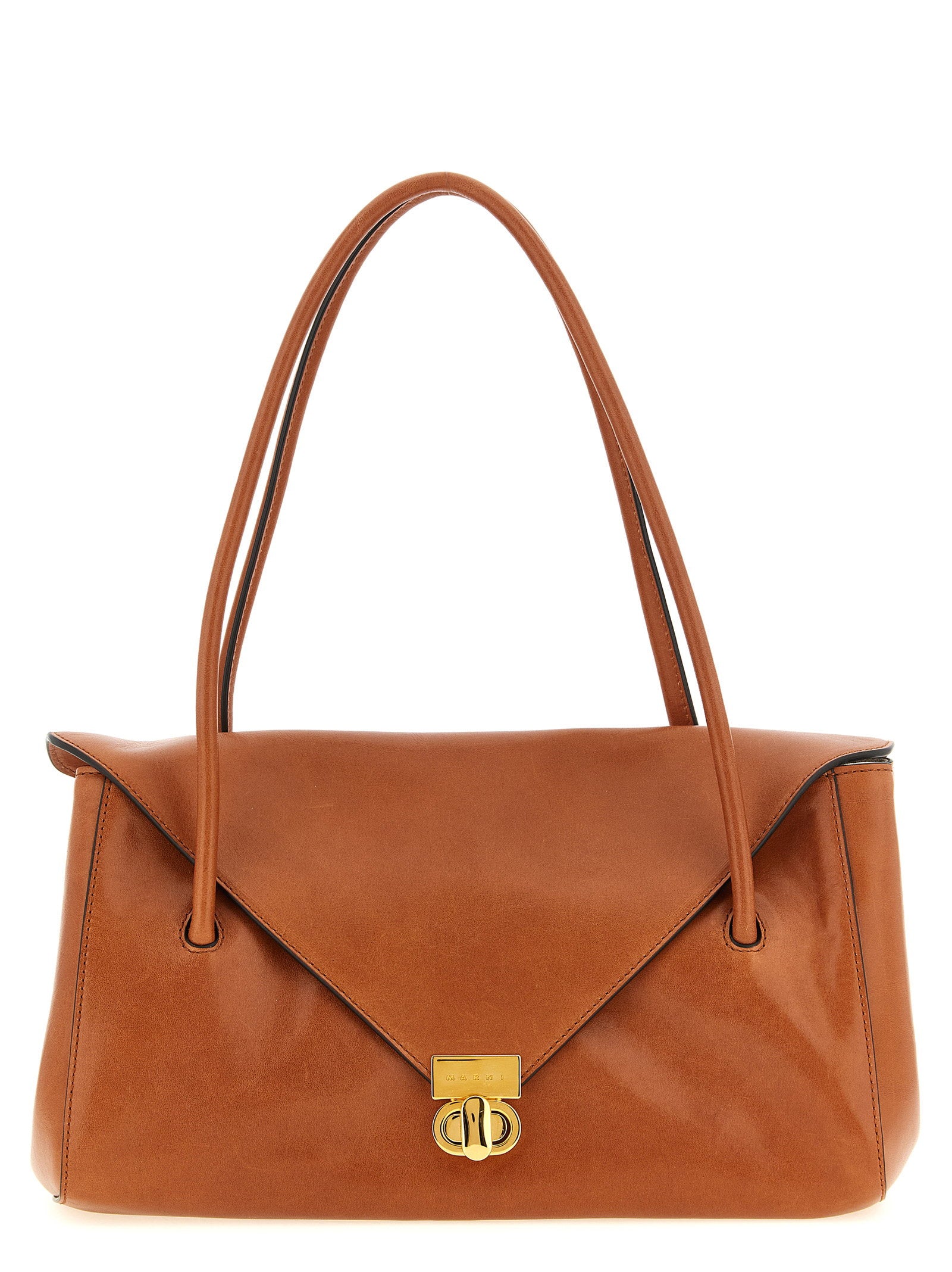 Marni Leather E/w Shoulder Bag