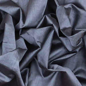 Grey Handloom Silk Cotton Saree With Contrast Red Border-Grey